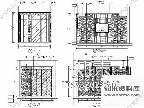 施工图浙江简欧轻奢商务酒店贵宾客房室内施工图含效果图cad施工图下载【ID:532022616】