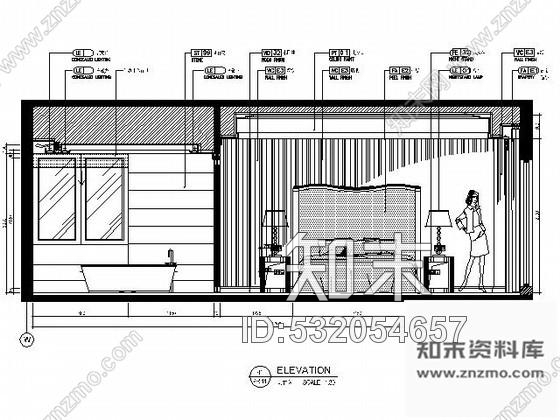 施工图皇冠假日大酒店11号客房施工图cad施工图下载【ID:532054657】