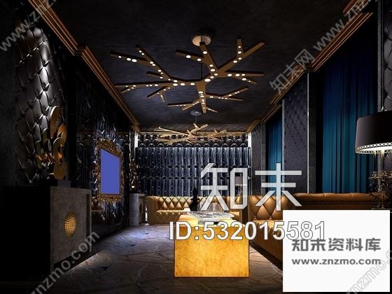 施工图西宁时尚现代酒吧室内装修图含效果材料cad施工图下载【ID:532015581】