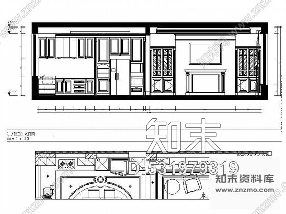 施工图吉林唯一纯墅区简欧风格三层双拼别墅装修施工图含效果cad施工图下载【ID:531979319】