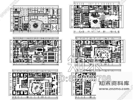 图块/节点某酒店装饰设计平面图cad施工图下载【ID:832256708】
