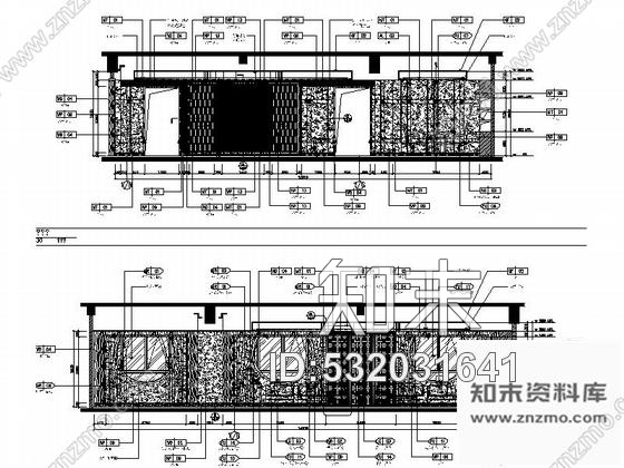 施工图陕西五星级酒店典雅新中式风格总裁套房装修施工图含效果cad施工图下载【ID:532031641】