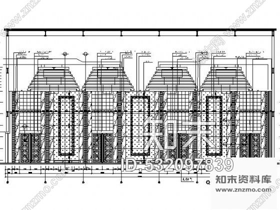 施工图浙江五星级豪华酒店会议区施工图cad施工图下载【ID:532097839】