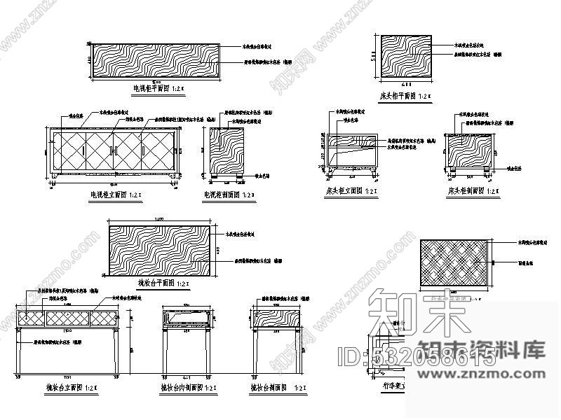 施工图某四星级客房装修图含效果cad施工图下载【ID:532058615】