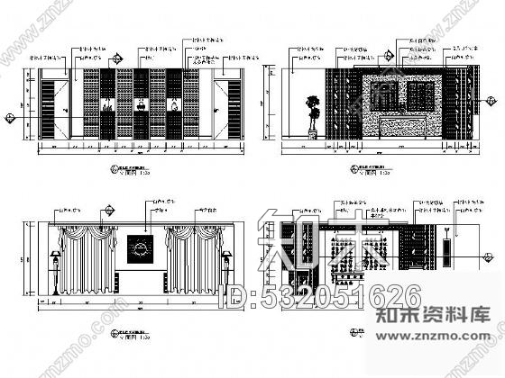 施工图五星级宾馆装饰施工图cad施工图下载【ID:532051626】