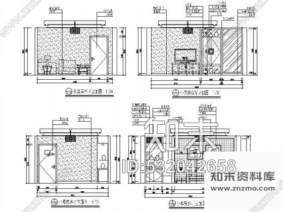施工图广东某四星酒店小套房施工图cad施工图下载【ID:532042658】