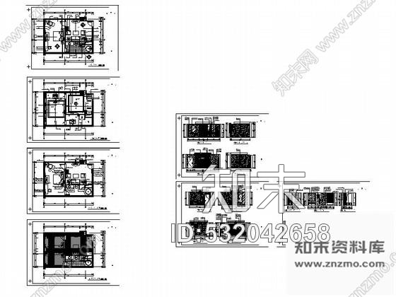 施工图广东某四星酒店小套房施工图cad施工图下载【ID:532042658】