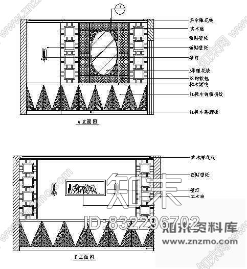 图块/节点KTV包房空间cad施工图下载【ID:832296702】