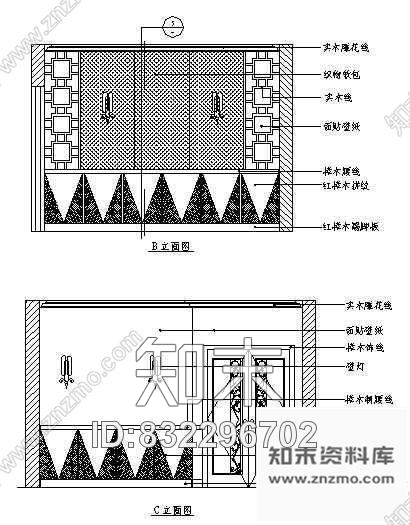 图块/节点KTV包房空间cad施工图下载【ID:832296702】