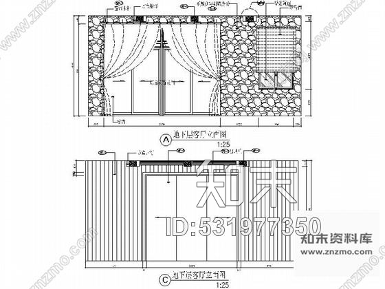 施工图深圳精装北欧风格别墅装修施工图cad施工图下载【ID:531977350】