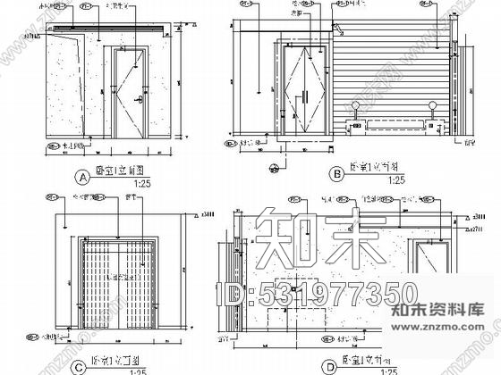 施工图深圳精装北欧风格别墅装修施工图cad施工图下载【ID:531977350】