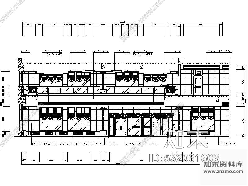 施工图哈尔滨某部队招待所装饰工程图cad施工图下载【ID:532061608】