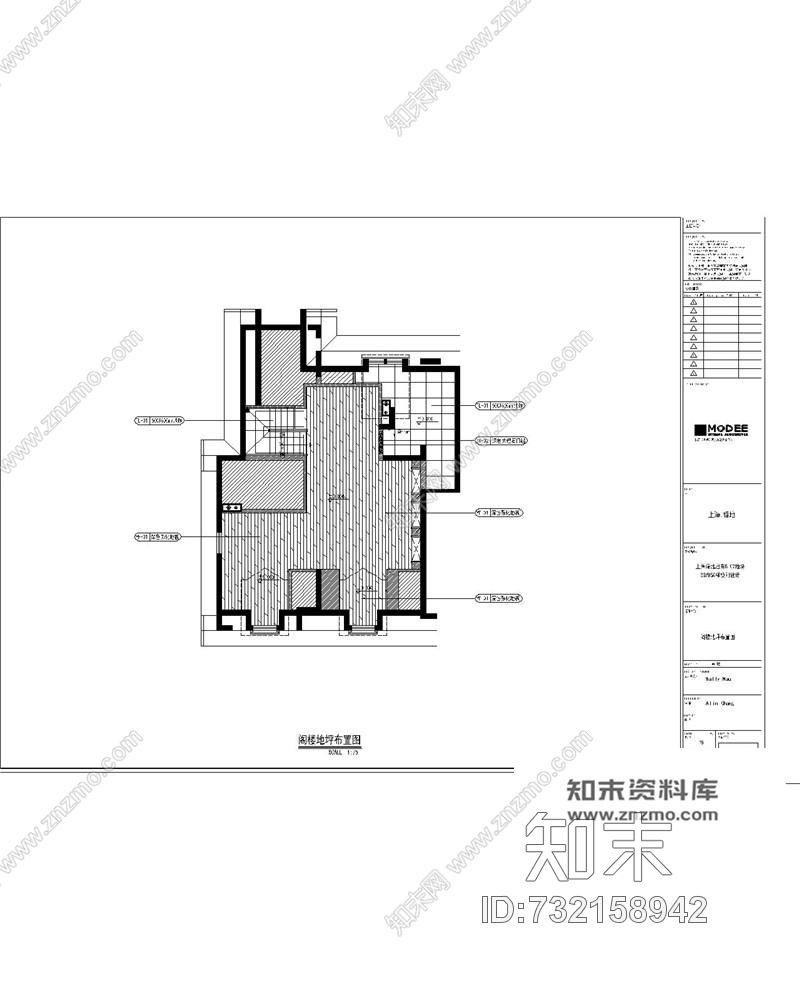 葛亚曦+牧笛上海绿地启东三期DS4户型样板间丨效果图+CAD施工图+物料+软装方案cad施工图下载【ID:732158942】