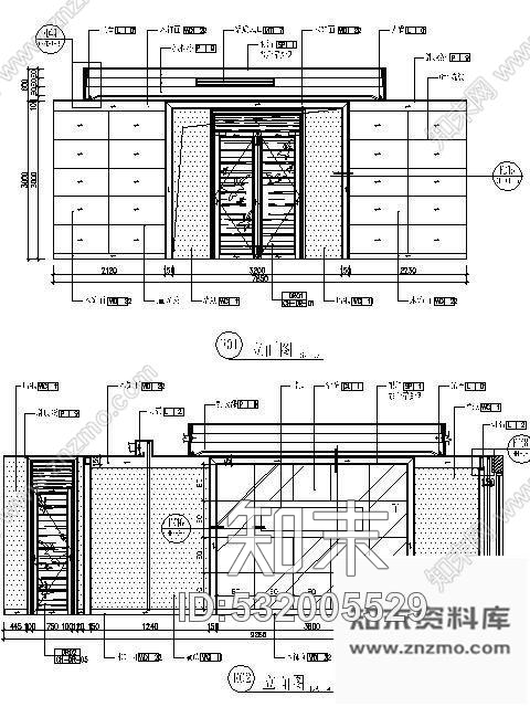 施工图中餐厅豪华包房施工图cad施工图下载【ID:532005529】