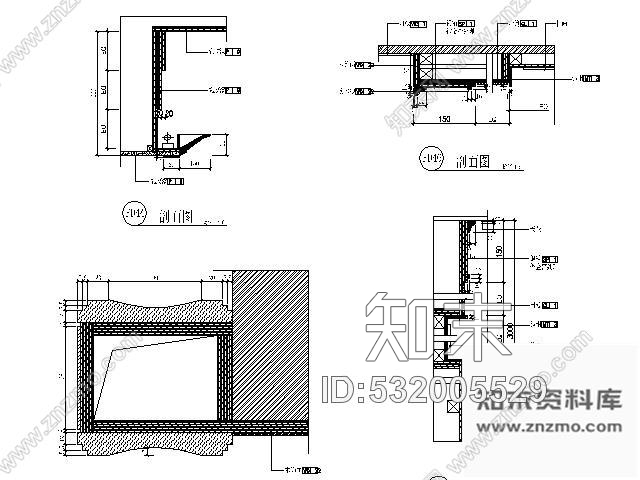 施工图中餐厅豪华包房施工图cad施工图下载【ID:532005529】