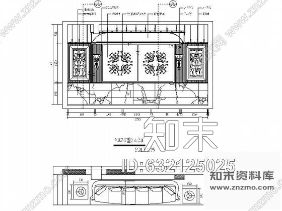 施工图福建国际音乐会所欧式包厢设计装修图cad施工图下载【ID:632125025】