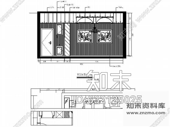 施工图福建国际音乐会所欧式包厢设计装修图cad施工图下载【ID:632125025】