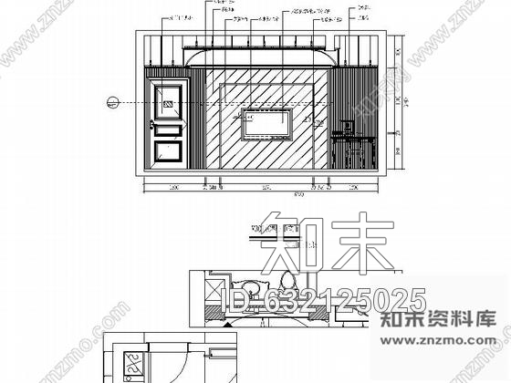 施工图福建国际音乐会所欧式包厢设计装修图cad施工图下载【ID:632125025】