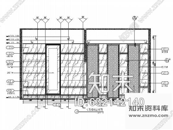 施工图晋江某大型商场电梯间设计4套CAD施工图施工图下载【ID:632142140】