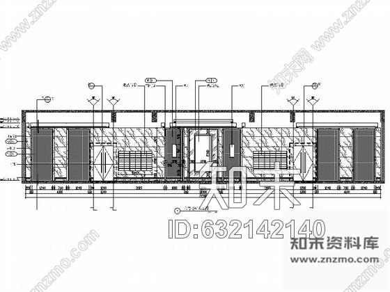 施工图晋江某大型商场电梯间设计4套CAD施工图施工图下载【ID:632142140】