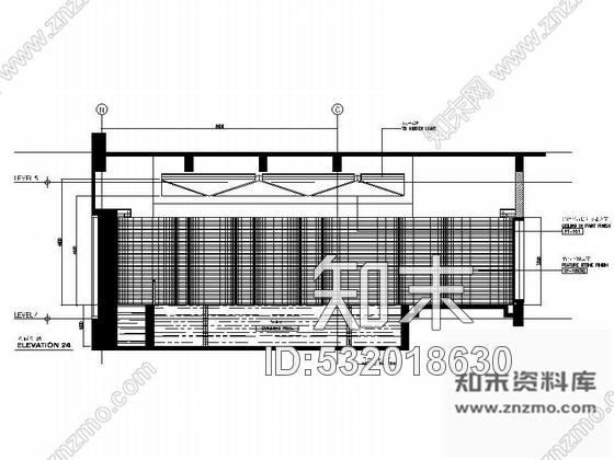 施工图上海5星级豪华高档酒店休闲区CAD施工图施工图下载【ID:532018630】