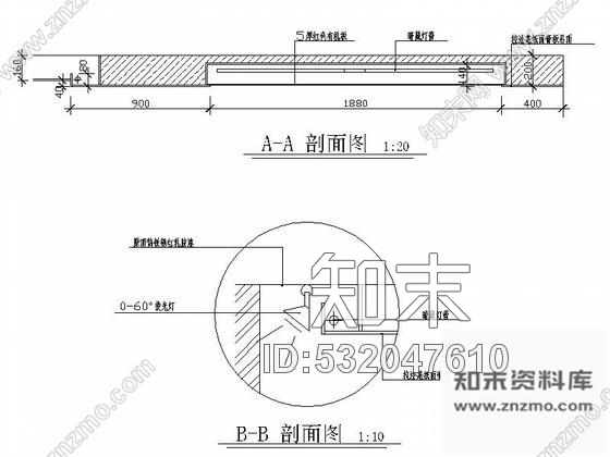 施工图暖色酒店双人床套房装修图cad施工图下载【ID:532047610】
