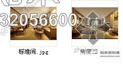 施工图成都某酒店标准间室内装修图含效果cad施工图下载【ID:532056600】