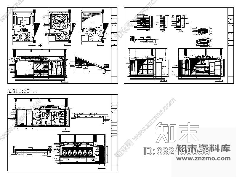 施工图奢华KTV包间装修图Ⅳcad施工图下载【ID:632130056】