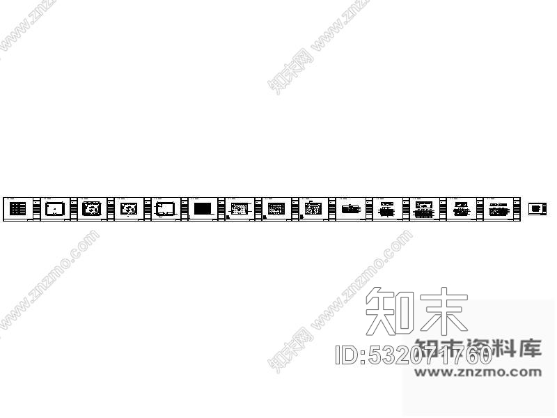 施工图某品牌服装专卖店装修图含实景cad施工图下载【ID:532071760】