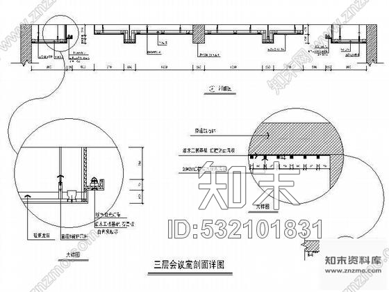 施工图浙江房地产公司办公层装修图cad施工图下载【ID:532101831】