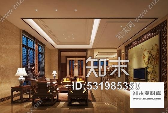 施工图重庆新中式风格四层别墅装修图含效果cad施工图下载【ID:531985350】