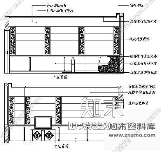 图块/节点KTV包房空间cad施工图下载【ID:832295772】