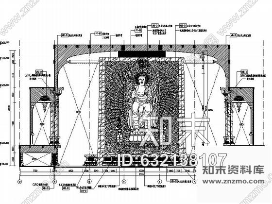 施工图山东国内首创室内大型佛教主题文化产业园设计施工图含效果cad施工图下载【ID:632138107】