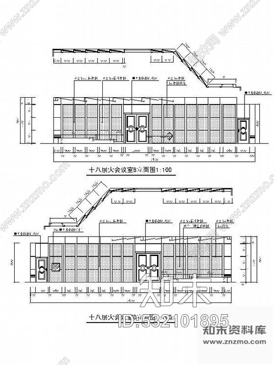 施工图某办公楼大会议室施工图cad施工图下载【ID:532101895】