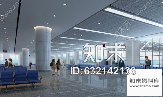 施工图某大型火车站装修施工图(含效果)施工图下载【ID:632142138】