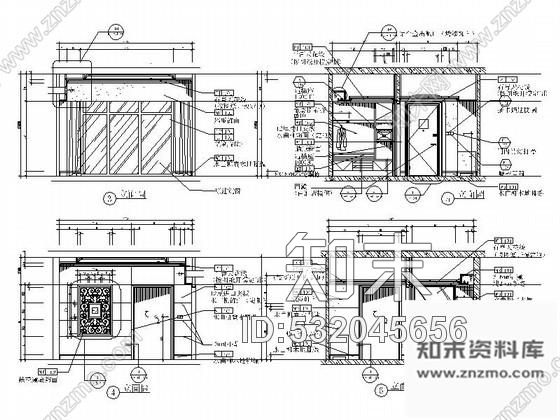 施工图深圳古典风格A1B型客房室内施工图cad施工图下载【ID:532045656】