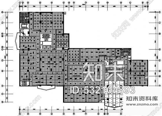 施工图四川某大厦办公室装修图cad施工图下载【ID:532104893】