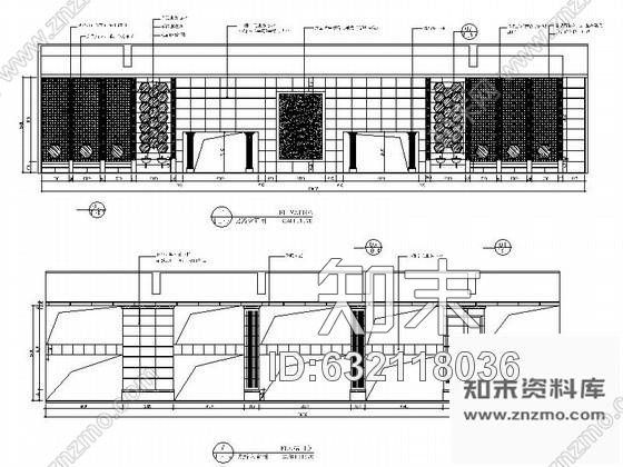 施工图酒店豪华男浴区室内装修图cad施工图下载【ID:632118036】