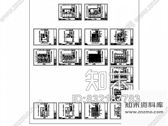 图块/节点陕西某精品养生会所总平面图cad施工图下载【ID:832187783】