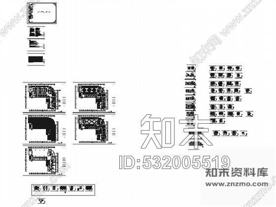 施工图成都地级市典雅中式风格酒店装修施工图cad施工图下载【ID:532005519】