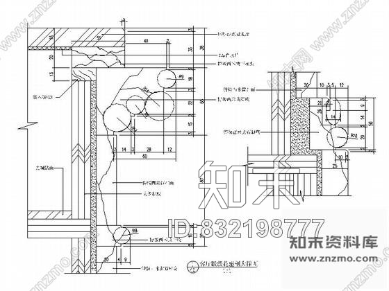 图块/节点客厅跃级花座详图cad施工图下载【ID:832198777】