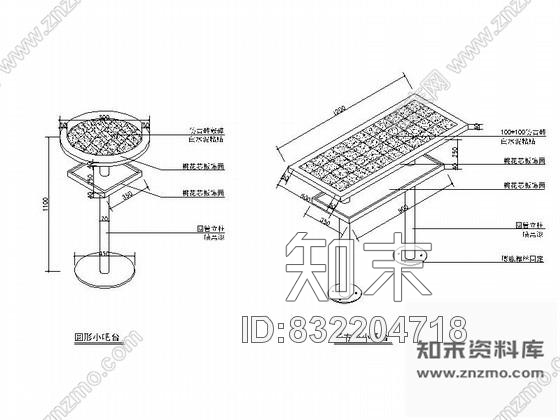 图块/节点环型大吧台详图cad施工图下载【ID:832204718】