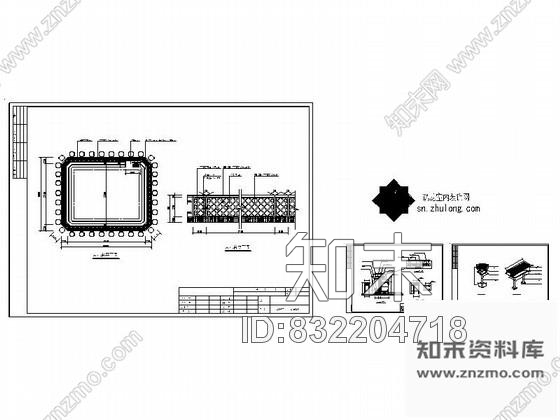 图块/节点环型大吧台详图cad施工图下载【ID:832204718】