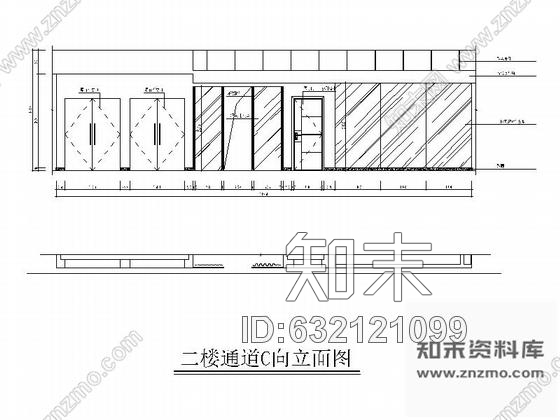 施工图原创现代时尚网络会所室内装修施工图施工图下载【ID:632121099】