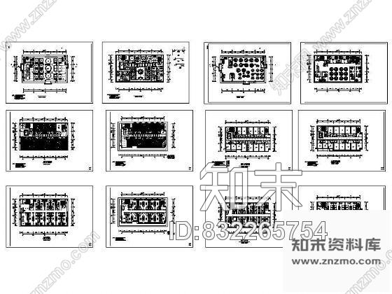 图块/节点宾馆平面设计图施工图下载【ID:832265754】