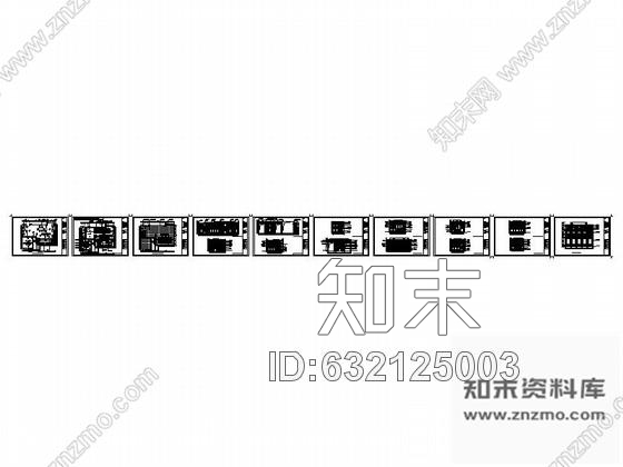 施工图夜总会梦幻时尚VIP包厢装修施工图cad施工图下载【ID:632125003】