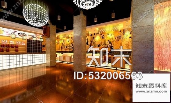 施工图江苏某日式餐厅加盟连锁店装修施工图含效果cad施工图下载【ID:532006563】