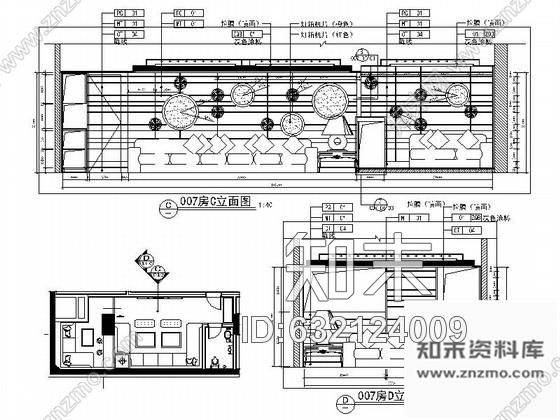 施工图上海精品高档娱乐KTV全套施工图cad施工图下载【ID:632124009】