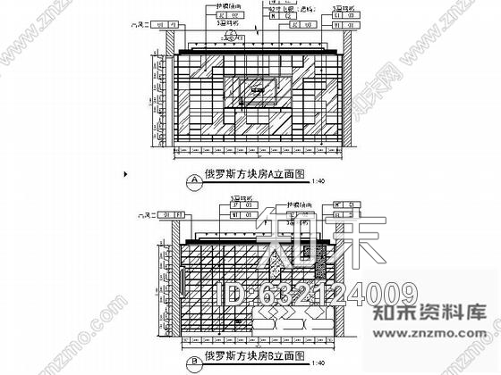 施工图上海精品高档娱乐KTV全套施工图cad施工图下载【ID:632124009】