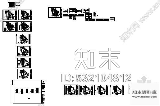 施工图会议中心一层竣工图cad施工图下载【ID:532104812】